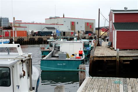 Glace Bay Nova Scotia Idle Lobster Boats