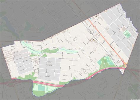 Map Of Haddon Heights Borough