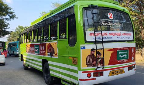 Bus Brandingkeralaadvertisingprivateksrtc Bustrain