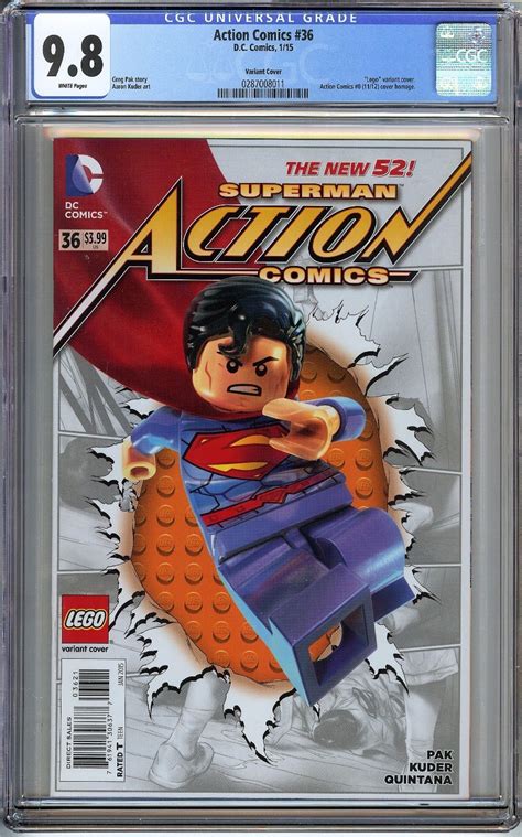 Action Comics 36 Cgc 98 Nmmt Superman Lego