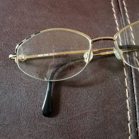 vintage cazal eyeglasses german eyewear gold tone eyeglass etsy