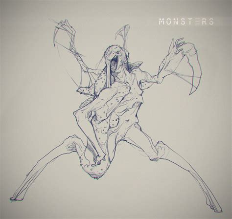 Monsters Sketches On Behance