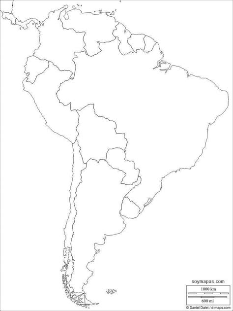 For America Latina Mapa Sin Nombres Mapa De America M Vrogue Co