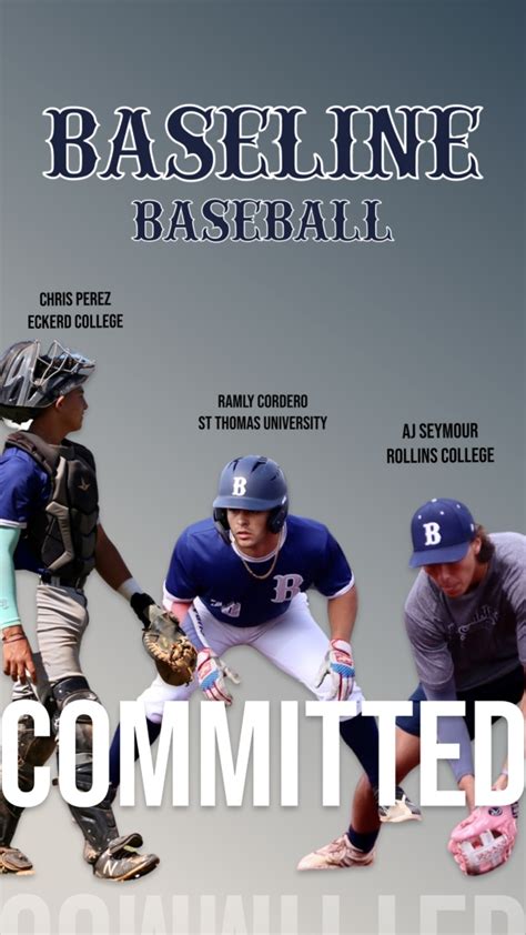 Baseline Baseball Committed Players