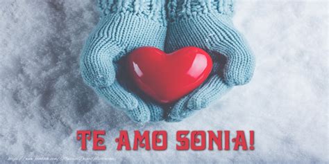 Sonia En Corazon Corazón Felicitaciones De Amor Para Sonia
