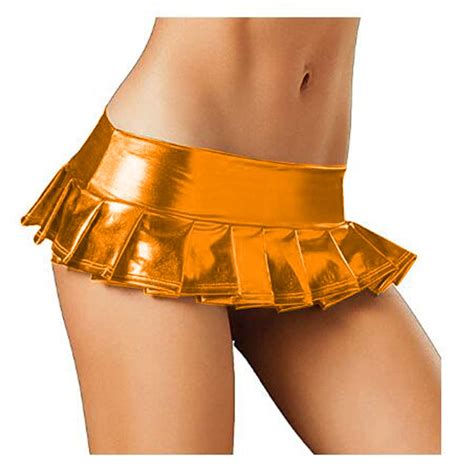 25 Colors Fashion Ladies Nightclub Dancing Wear Cheerleader Cosplay Pleated Super Mini Skirt