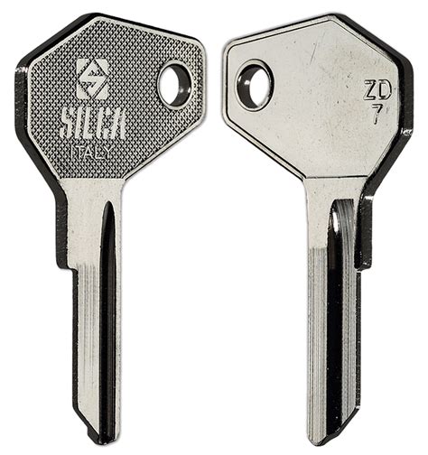 Replacement Zadi Keys And Key Blanks Silca Zd7