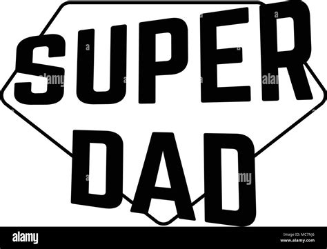 Abstract Super Dad Stock Vector Image And Art Alamy