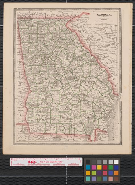 Maps Of Georgia And South Carolina Side 1 Of 2 The Portal To