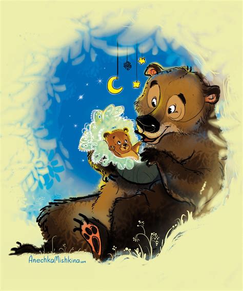 I'm not quite so sure this is true, but there is. #mother she-bear #teddy-bear #concept #art #animation #anime #comics || | Art, Children's book ...