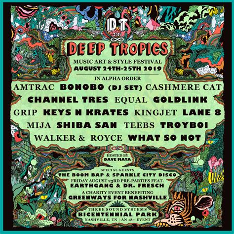 Deep Tropics Music Art And Style Festival Nashville Guru