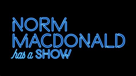 norm macdonald has a show official trailer netflix