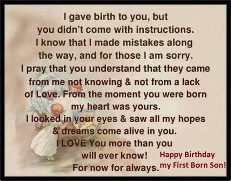 I am so proud of you. Happy Birthday to My First Born son Quotes | BirthdayBuzz