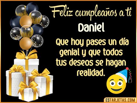 Feliz Cumpleaños Daniel Imágenes  Tarjetas Y Mensajes
