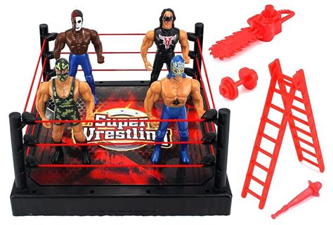 Vt Super Rumble Wrestling Toy Figure Play Set W Ring 4
