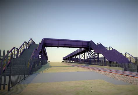 Network Rail Begins Work On New Accessible Footbridge At Suggitts Lane