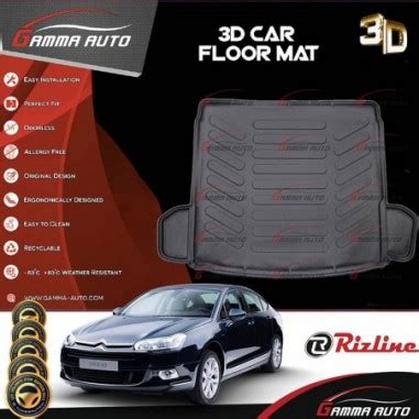 Tapis Coffre Sur Mesure Gamma Auto PVC Citroen C5 Phase 2 2007 2017