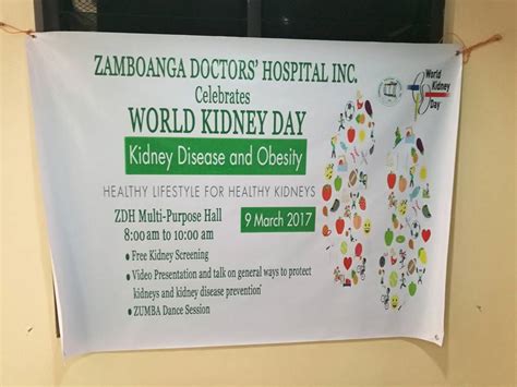 World kidney day is not an official holiday, so businesses, schools, and government offices are open. WORLD KIDNEY DAY 2017 - World Kidney Day