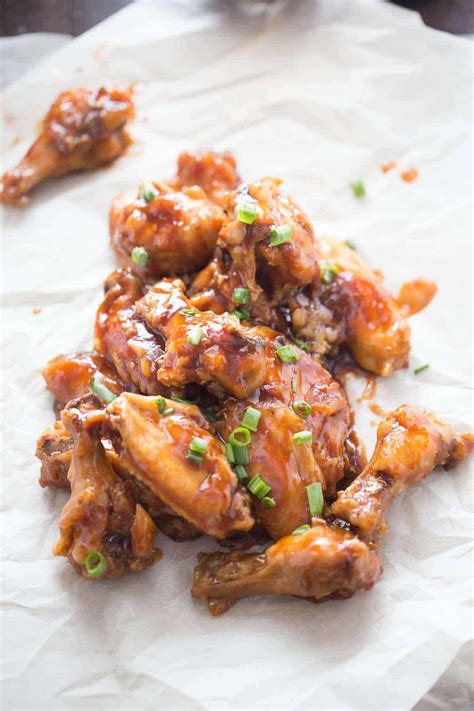 Never cook meat from a frozen state, always thaw first. Sticky Stout Baked Chicken Wings Recipe - LemonsforLulu.com