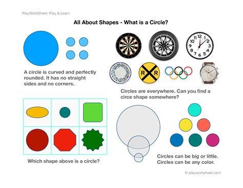 All About Shapes What Is A Circle Free Printables For Kids