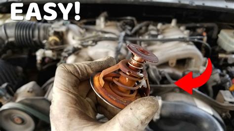 Its purpose is to control the flow of coolant to allow the engine to maintain a below, we talk about the basic functions of a thermostat, common symptoms of a faulty thermostat, and the average cost to replace a. How To Replace A Stuck Thermostat On Your Vehicle! | 2003 ...