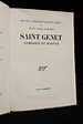 Saint Genet comédien et martyr by SARTRE Jean-Paul: couverture souple ...