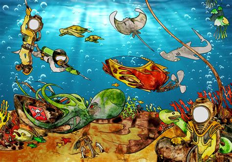 Ocean Theme Wallpaper Wallpapersafari