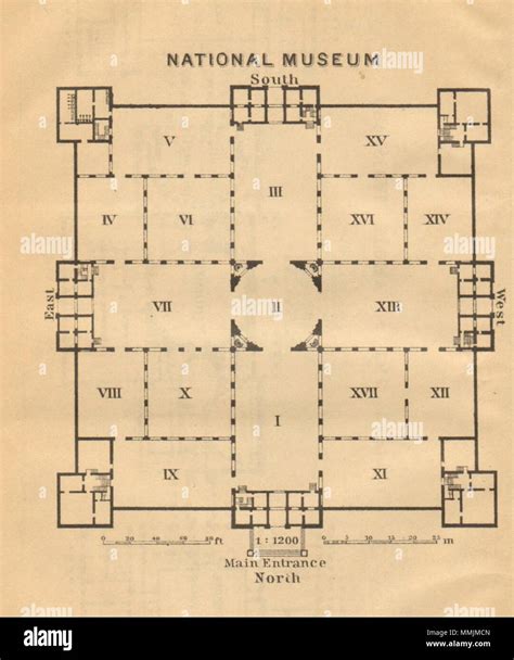 National Museum Floorplan Washington Dc Smithsonian Institution Small