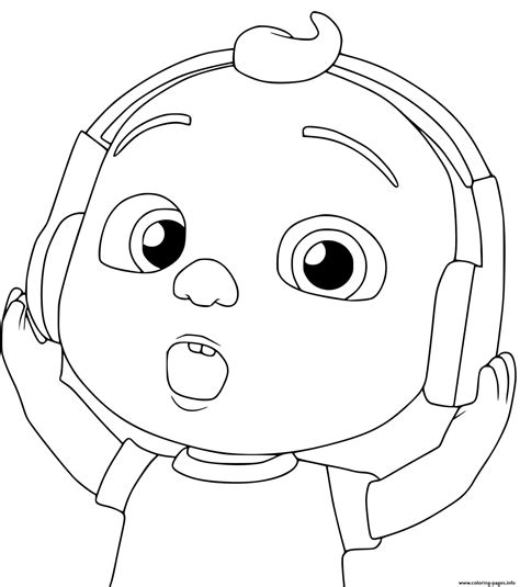 Cocomelon Printable Coloring Pages