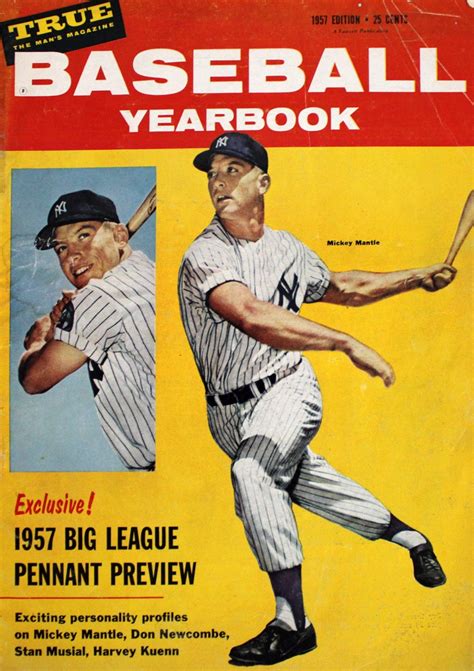 True Baseball Yearbook February 1957 At Wolfgangs