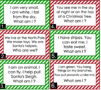 Rhyming text invites young readers to find hidden objects in photographs of various christmas items. Picture Riddles Christmas - Image result for Printable ...