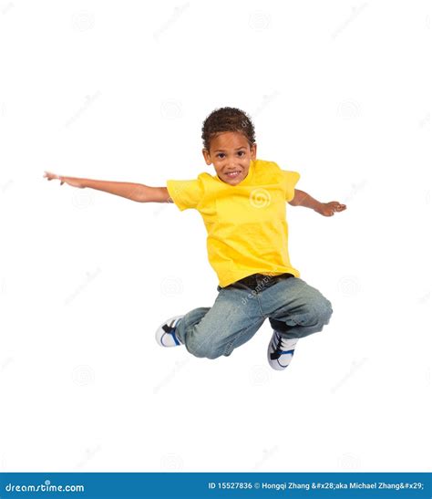 African Boy Jumping Stock Photo Image Of Cheerful Fresh 15527836