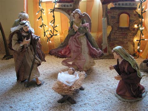 Indoor Nativity Scene This Nativity Scene Is In My Friend Flickr