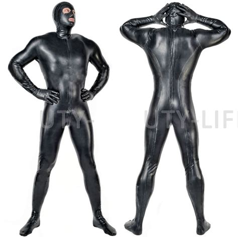 Latex Tights Body Suit Catsuit Full Cover Customizable Handmadeandnatural Plus Size In Zentai
