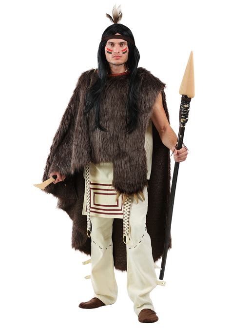 Deluxe Native Warrior Mens Costume