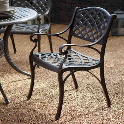 Have we got a selection for you! Black Wrought Iron Dining Chairs | Cast iron patio ...