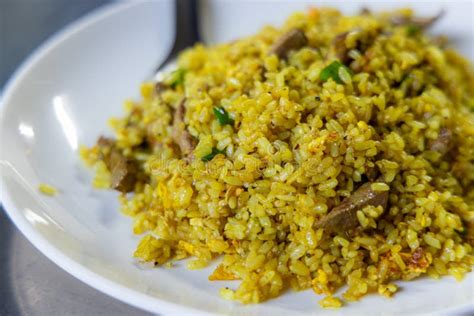 Curry Beef Fry Rice Stock Photo Image Of Spice Tasty 258873596