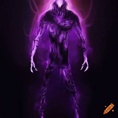 Purple Energy Monster Artwork On Craiyon