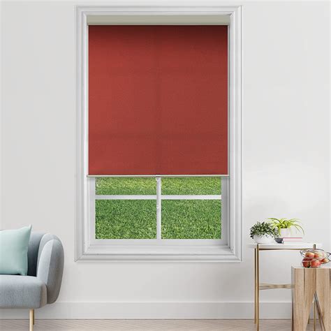 Deco Window Spring Roller Blinds 29 Wide X 84 Long Red Room
