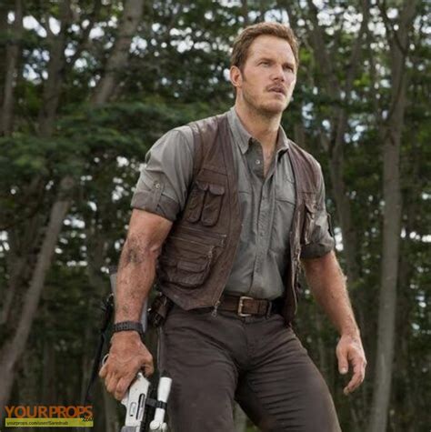 Jurassic World Owen Grady Leather Vest Replica Movie Costume