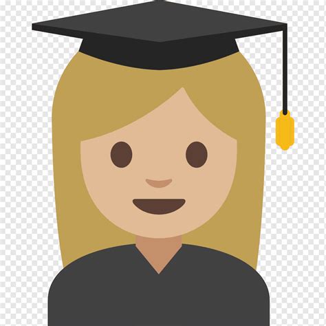 Emoji Higher Education Diploma Noto Fonts Graduation Child Face