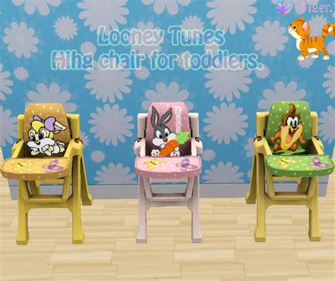Tigerliyenes Looney Tunes Crib And High Chair Set