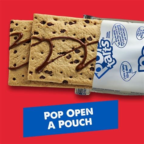 pop tarts breakfast toaster pastries frosted chocolate chip value pack proudly baked in the