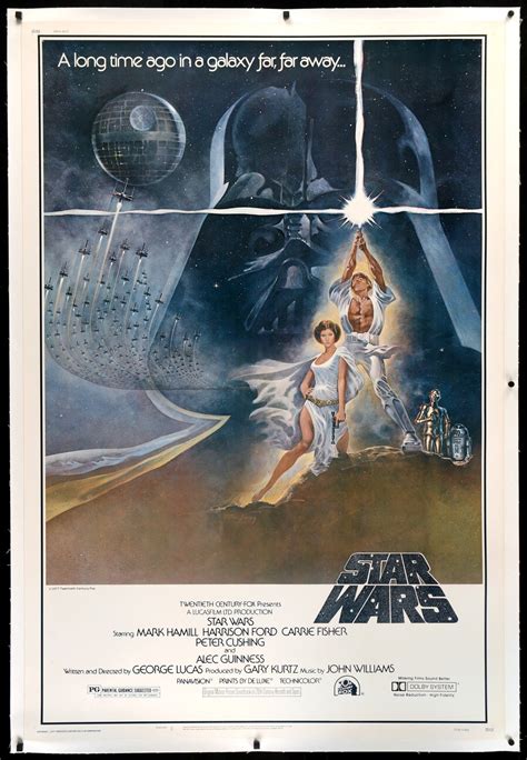 Star Wars (1977) Original Forty by Sixty Movie Poster - Original Film ...