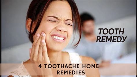 Tooth Remedy 4 Toothache Home Remedies Youtube
