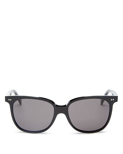 Celine Womens Square Sunglasses 57mm In Blacksmoke Modesens