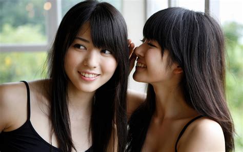 Wallpaper Face Women Model Long Hair Brunette Asian Smiling