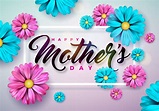 Happy Mothers Day Greeting card with flowers 358086 Vector Art at Vecteezy