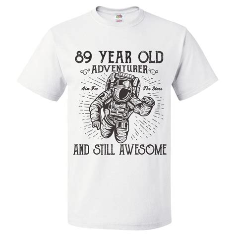 89th birthday t for 89 year old adventurer t shirt t