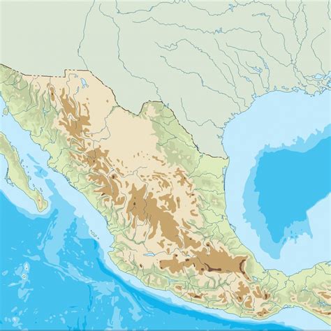 Mexico Illustrator Map Eps Illustrator Map Vector World Maps